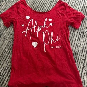 Red Alpha Phi T-Shirt